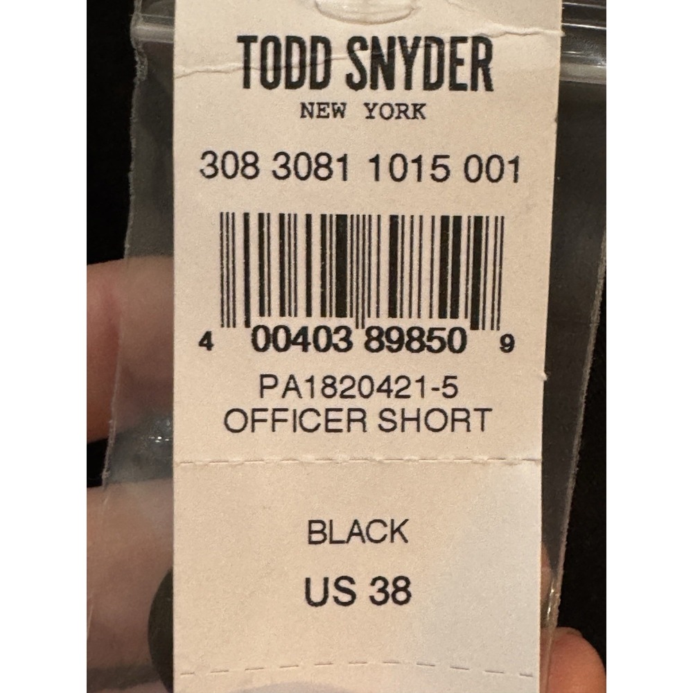 Todd Snyder Officer Short Black Size 38 - Picture 6 of 11